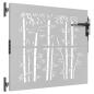 Preview: Gartentor 85x100 cm Cortenstahl Bambus-Design