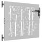Preview: Gartentor 85x100 cm Cortenstahl Bambus-Design