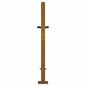 Preview: Gartentor 105x105 cm Cortenstahl Bambus-Design