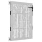 Preview: Gartentor 85x125 cm Cortenstahl Bambus-Design