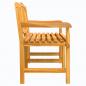 Preview: Gartenbank 149,5x60x90 cm Massivholz Teak