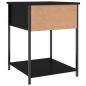 Preview: Nachttisch Schwarz 44x45x58 cm Holzwerkstoff