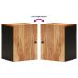 Preview: Bad-Wandschrank 38x33x48 cm Massivholz Akazie