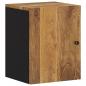 Preview: Bad-Wandschrank 38x33x48 cm Massivholz Mango