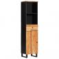 Preview: Badschrank 38x33x160 cm Massivholz Akazie