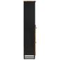 Preview: Badschrank 38x33x160 cm Massivholz Akazie