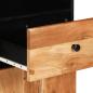 Preview: Badschrank 38x33x160 cm Massivholz Akazie