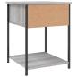 Preview: Nachttisch Grau Sonoma 44x45x58 cm Holzwerkstoff