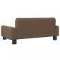 Preview: Hundebett Braun 70x45x30 cm Stoff