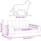 Preview: Hundebett Braun 70x45x30 cm Stoff