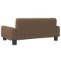 Preview: Hundebett Braun 70x45x30 cm Stoff