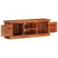 Preview: TV-Schrank mit Türen 112x30x40 cm Massivholz Akazie