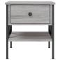 Preview: Nachttisch Grau Sonoma-Eiche 40x42x45 cm Holzwerkstoff