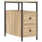 Preview: Nachttisch Sonoma-Eiche 30x60x60 cm Holzwerkstoff