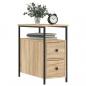 Preview: Nachttisch Sonoma-Eiche 30x60x60 cm Holzwerkstoff