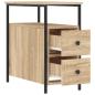 Preview: Nachttisch Sonoma-Eiche 30x60x60 cm Holzwerkstoff