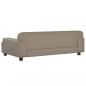 Preview: Hundebett Cappuccino-Braun 90x53x30 cm Kunstleder