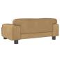 Preview: Hundebett Braun 70x45x30 cm Samt