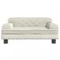 Preview: Hundebett Creme 70x45x30 cm Samt
