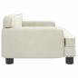 Preview: Hundebett Creme 70x45x30 cm Samt