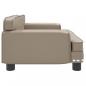 Preview: Hundebett Cappuccino-Braun 70x45x30 cm Kunstleder