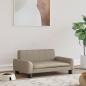 Preview: ARDEBO.de - Hundebett Cappuccino-Braun 70x45x30 cm Kunstleder