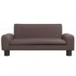 Preview: Hundebett Braun 70x45x30 cm Kunstleder