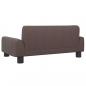 Preview: Hundebett Braun 70x45x30 cm Kunstleder