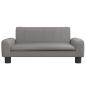 Preview: Hundebett Grau 70x45x30 cm Kunstleder