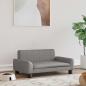 Preview: Hundebett Grau 70x45x30 cm Kunstleder