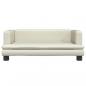 Preview: Hundebett Creme 80x45x30 cm Kunstleder