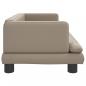 Preview: Hundebett Cappuccino-Braun 80x45x30 cm Kunstleder
