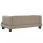 Preview: Hundebett Cappuccino-Braun 80x45x30 cm Kunstleder