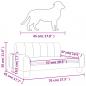 Preview: Hundebett Schwarz 70x45x30 cm Stoff