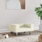 Preview: Hundebett Creme 50x40x26,5 cm Samt