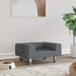 Preview: Hundebett Dunkelgrau 50x40x26,5 cm Samt
