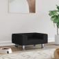 Preview: Hundebett Schwarz 50x40x26,5 cm Samt