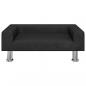 Preview: Hundebett Schwarz 70x45x26,5 cm Samt