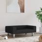 Preview: Hundebett Schwarz 70x45x26,5 cm Samt