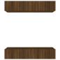 Preview: TV-Schränke 4 Stk. Braun Eichen-Optik 80x30x30 cm Holzwerkstoff