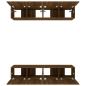 Preview: TV-Schränke 4 Stk. Braun Eichen-Optik 80x30x30 cm Holzwerkstoff