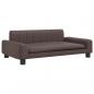 Preview: Hundebett Braun 90x53x30 cm Kunstleder