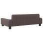 Preview: Hundebett Braun 90x53x30 cm Kunstleder
