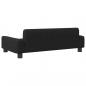 Preview: Hundebett Schwarz 90x53x30 cm Kunstleder