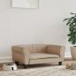 Preview: ARDEBO.de - Hundebett Cappuccino-Braun 70x45x30 cm Kunstleder