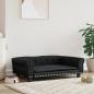 Preview: ARDEBO.de - Hundebett Schwarz 95x55x30 cm Kunstleder