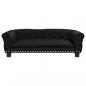 Preview: Hundebett Schwarz 95x55x30 cm Kunstleder