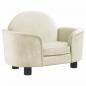Preview: Hundebett Creme 66x40x45 cm Samt
