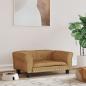 Preview: ARDEBO.de - Hundebett Braun 70x45x30 cm Samt