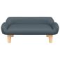 Preview: Hundebett Dunkelgrau 70x40x24 cm Stoff